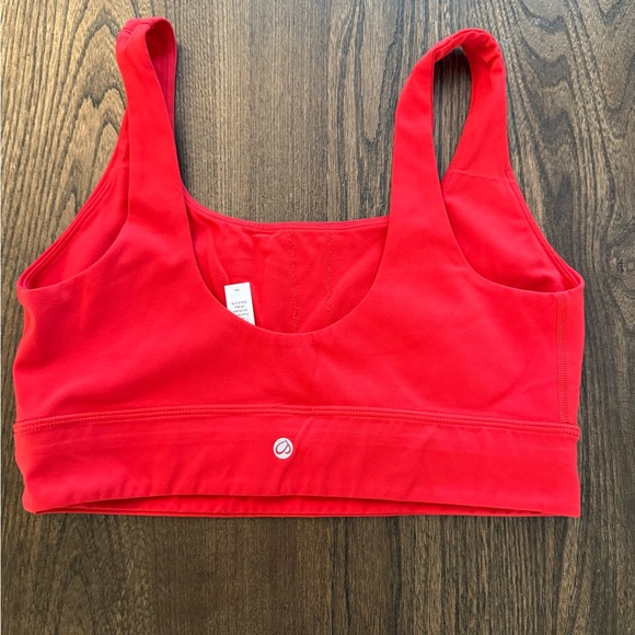 CRZ Yoga Red Leggings & Bra Set, Medium - Picture 4 of 8